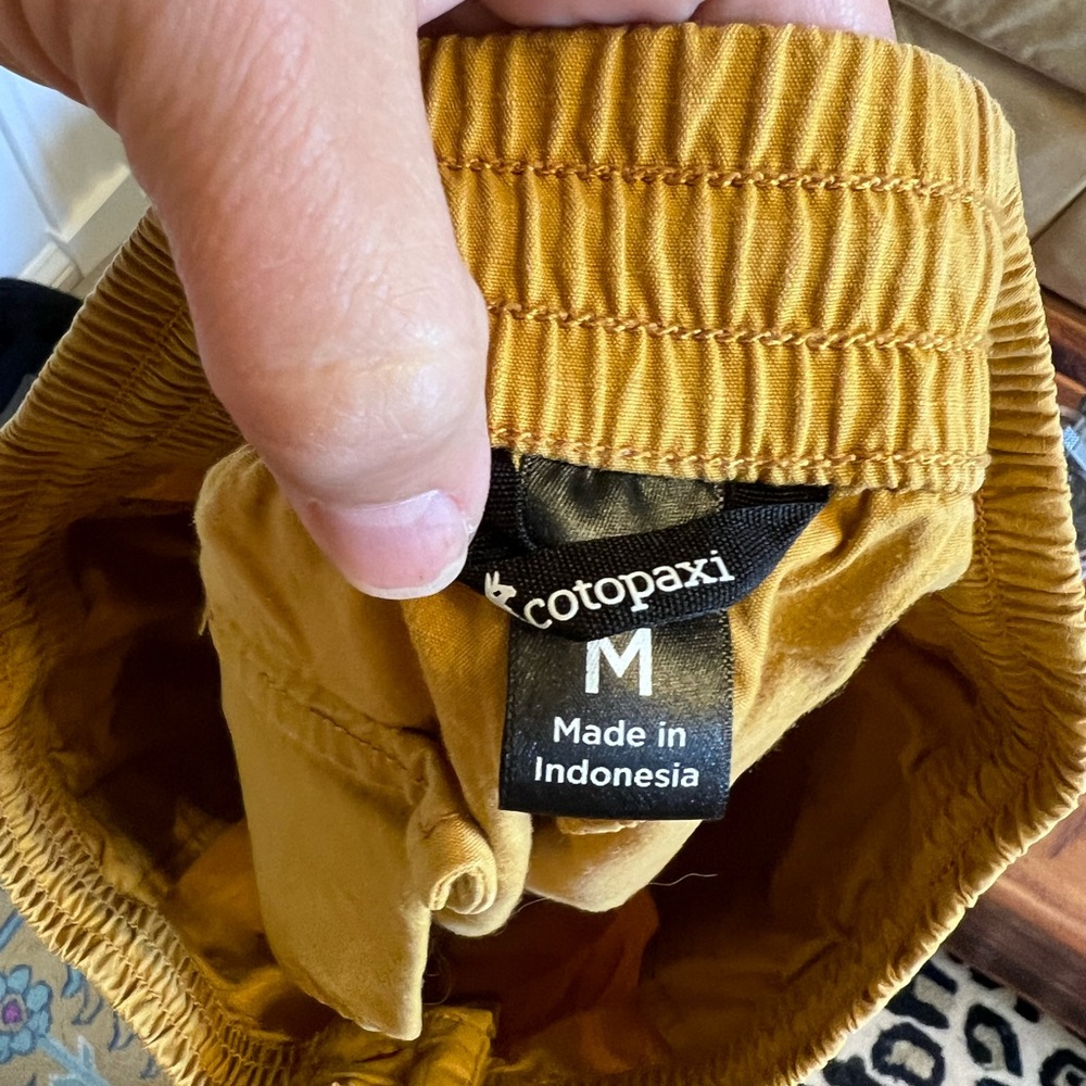 Cotopaxi Women Salto Ripstop Short Mustard Yellow Medium - Picture 4 of 5